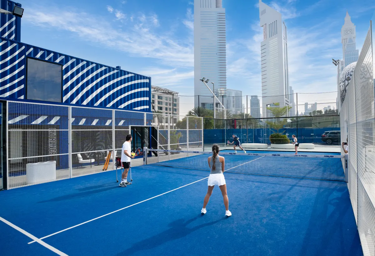 Padel Pro One Central — junior padel at DWTC | Waha