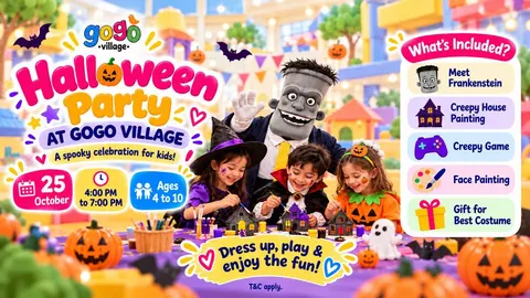 Kids Halloween Party at Gogo Village at Gogo Village